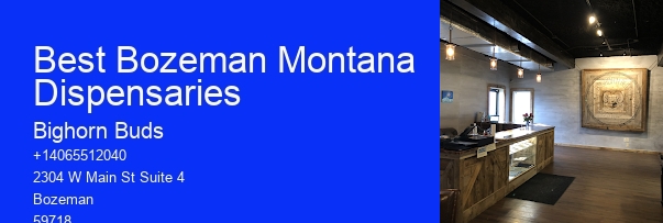 Best Bozeman Montana Dispensaries