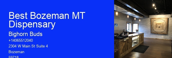 Best Bozeman MT Dispensary