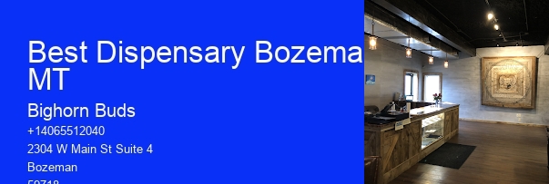 Best Dispensary Bozeman MT