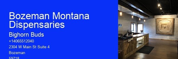 Bozeman Montana Dispensaries