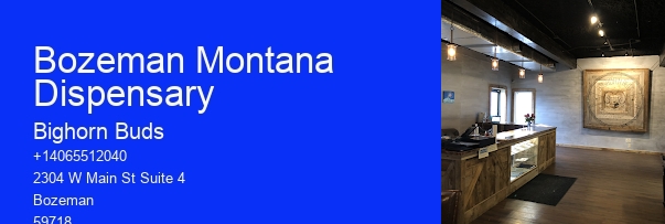 Bozeman Montana Dispensary