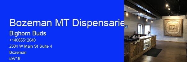 Bozeman MT Dispensaries