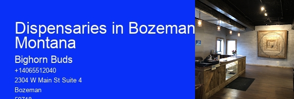 Dispensaries in Bozeman Montana
